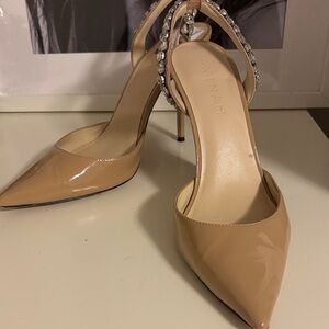 Amina Abdul Soleil Women's Tan Stiletto Heels